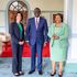 The US Secretary of Commerce Hon Gina Raimondo, President William Ruto and Trade CS Rebecca Miano.