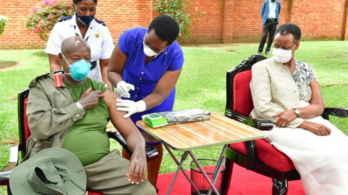 Museveni vaccination