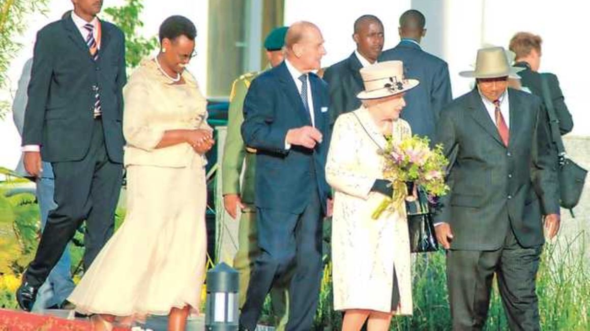 Queen Elizabeth with Sevo